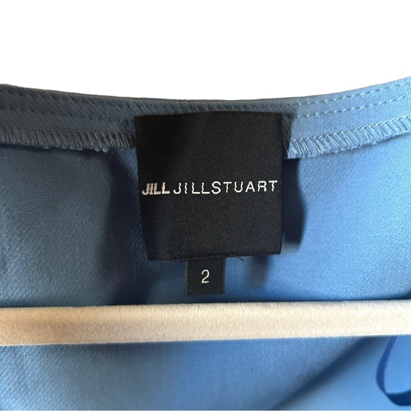 Jill Jill Stuart Blue Zip Crop Top 2 - Picture 3 of 3